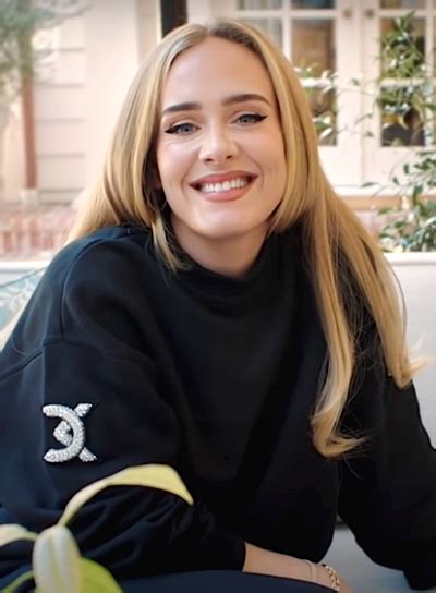 adele chanel sweatshirt